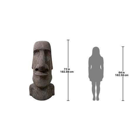 Design Toscano Easter Island Ahu Akivi Moai Monolith Statue: Giant NE90076